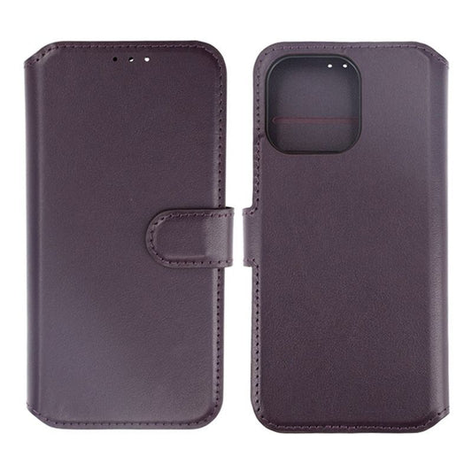 Plånboksfodral Läder Rvelon till iPhone 15 Pro Max - Lila