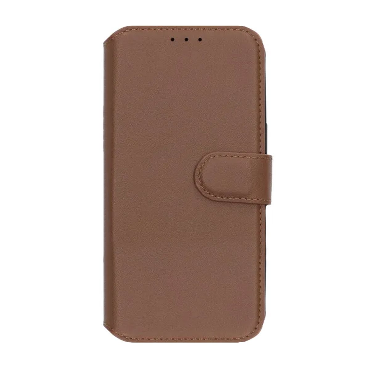 Rvelon Plånboksfodral Äkta Läder för iPhone 17 Pro - Brun