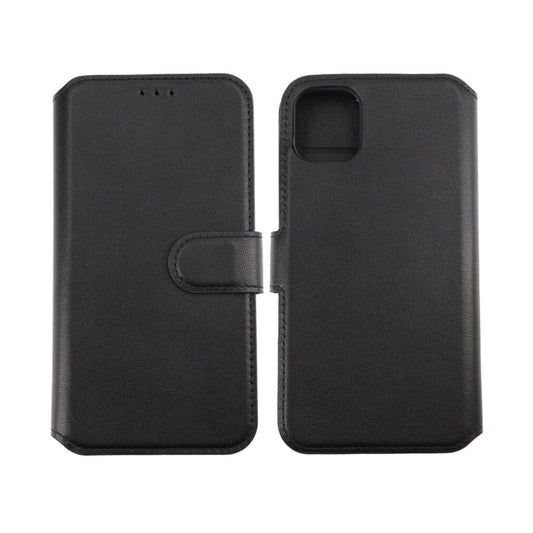 RV Genuine leather Wallet For iPhone 11 Midnight Black
