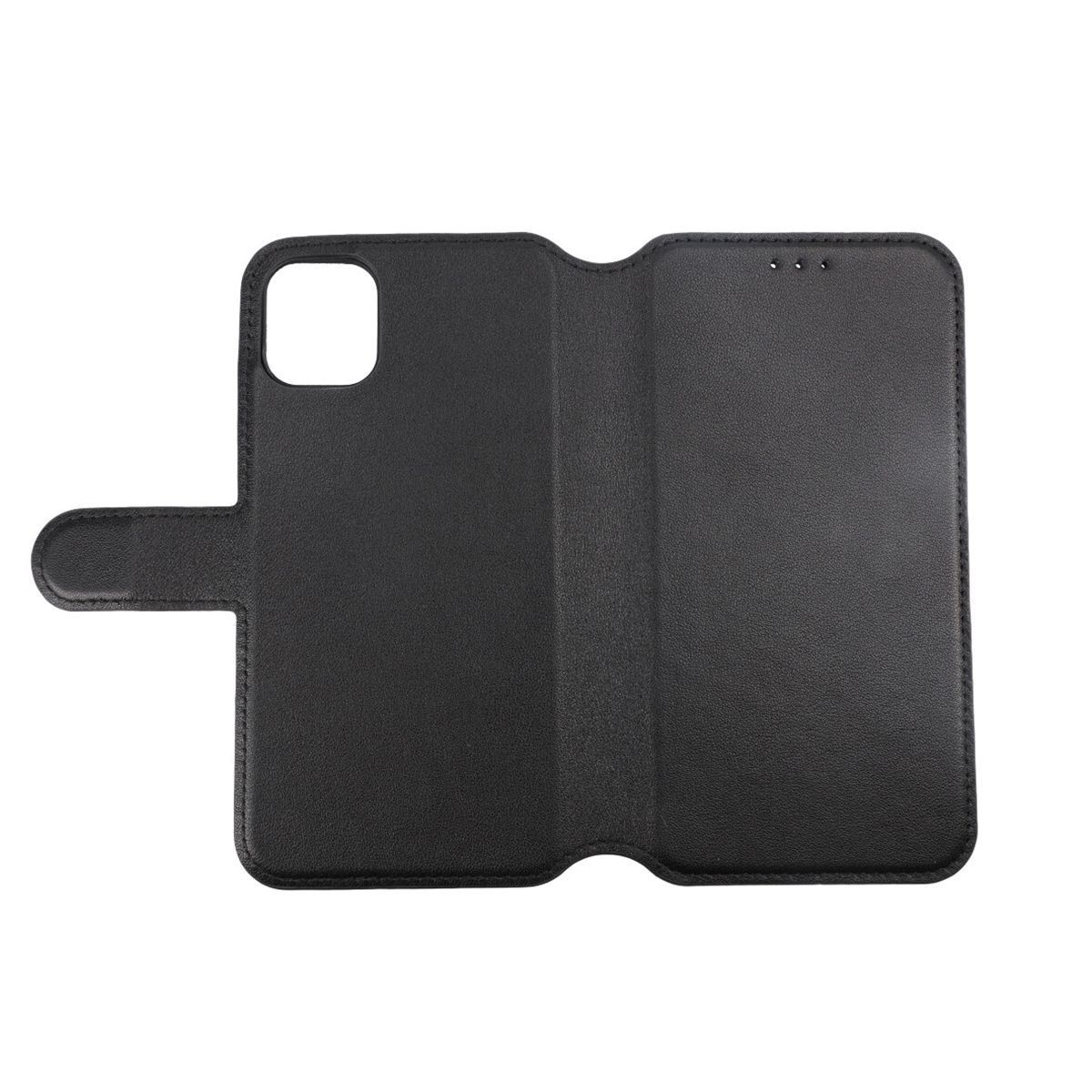 RV Genuine leather Wallet For iPhone 11 Midnight Black