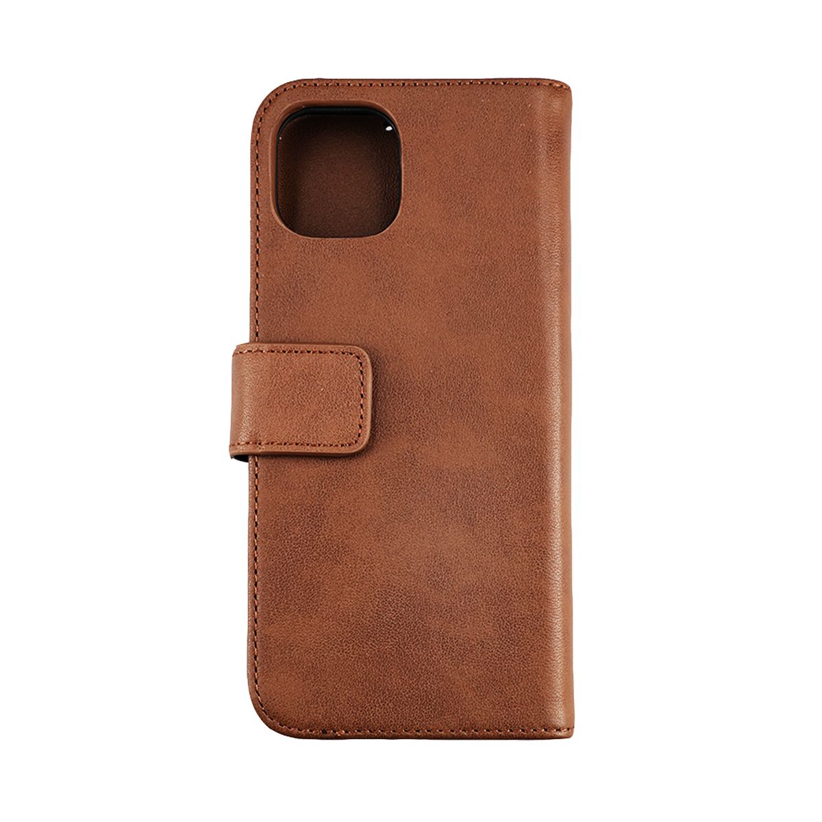 Rvelon Wallet Case Leather for iPhone 12 and 12 Pro - Brown