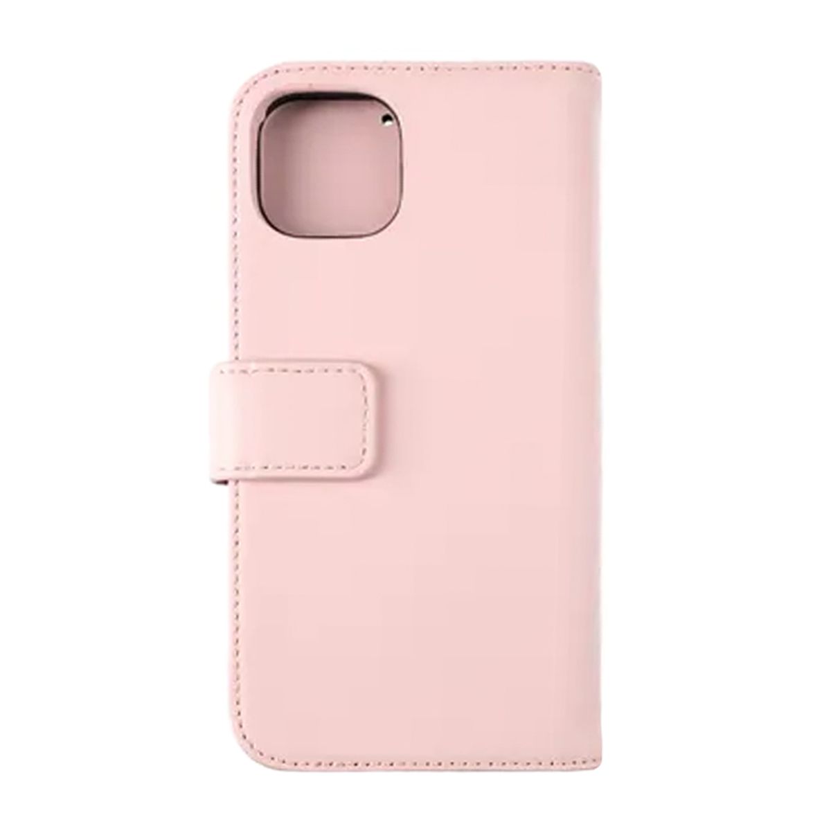 Rvelon Plånboksfodral Läder för iPhone 12 och 12 Pro - Rosa