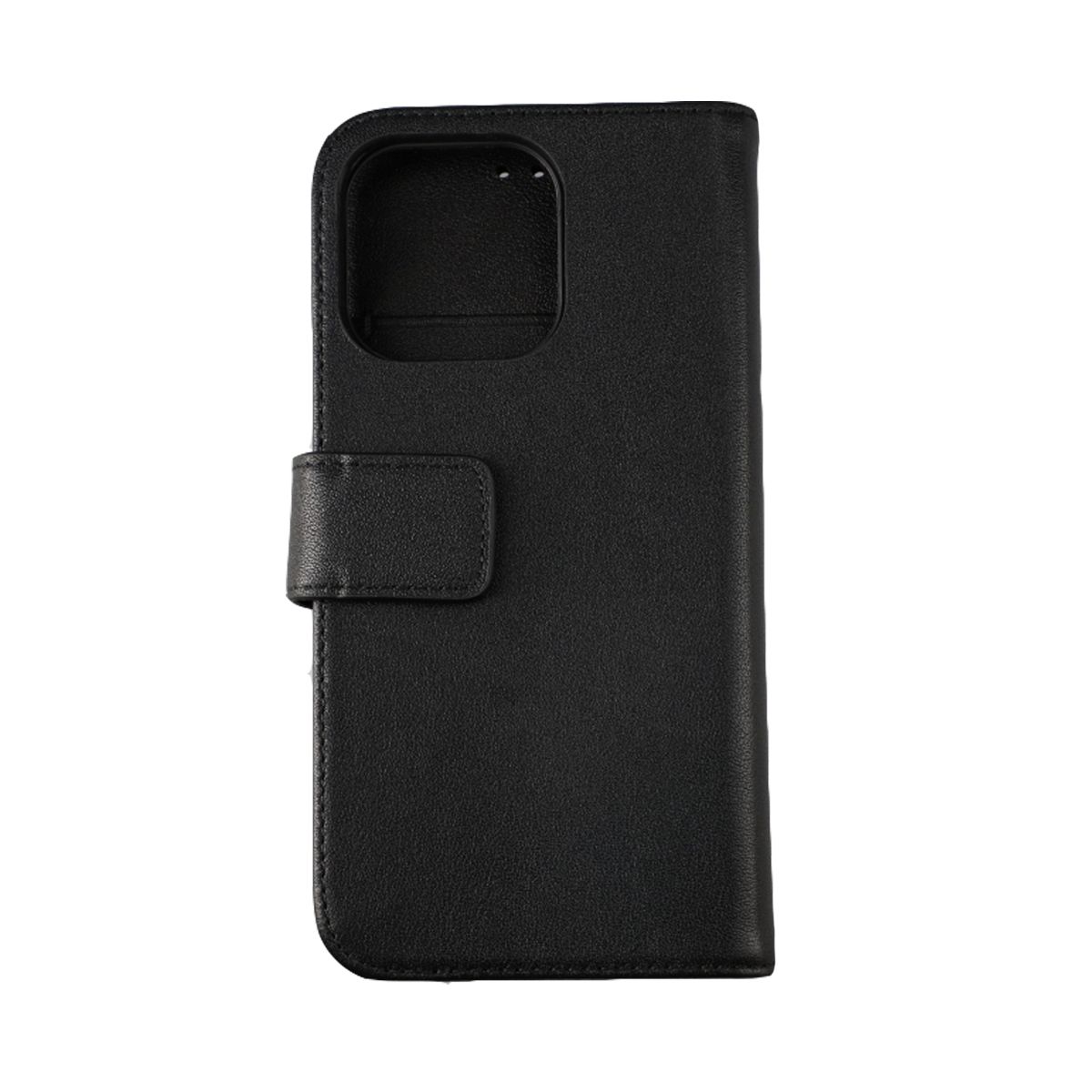 RV Genuine leather Wallet For iPhone 12/12 Pro Midnight Black