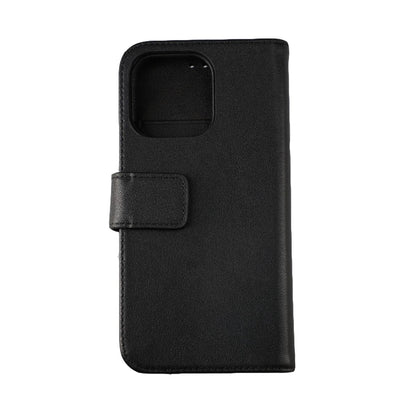 RV Genuine leather Wallet For iPhone 12/12 Pro Midnight Black
