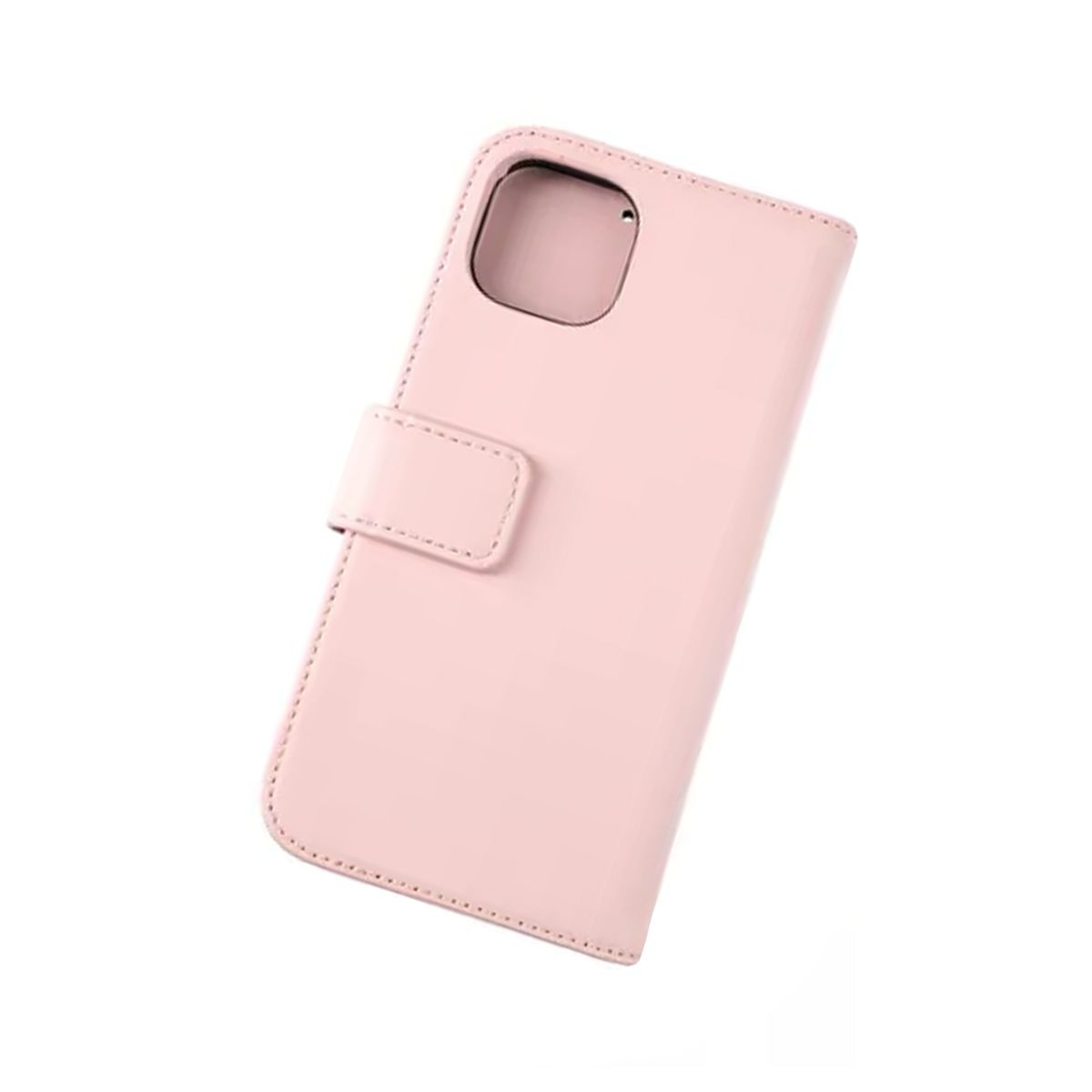 iPhone 12 Mini Plånboksfodral Läder Rvelon - Rosa