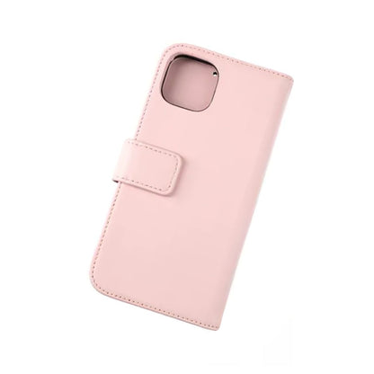 iPhone 12 Mini Plånboksfodral Läder Rvelon - Rosa