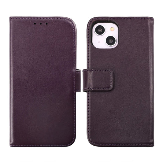 iPhone 14 Plånboksfodral Läder Rvelon - Lila