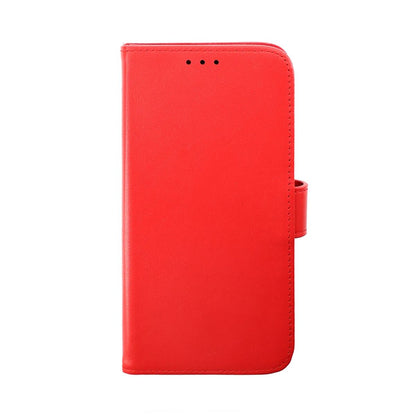 iPhone 14 Pro Plånboksfodral Läder Rvelon - Röd