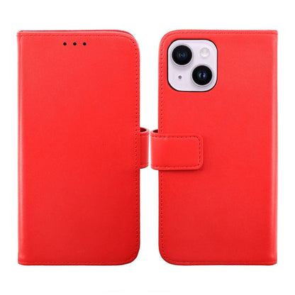 iPhone 14 Wallet Case Leather Rvelon Red