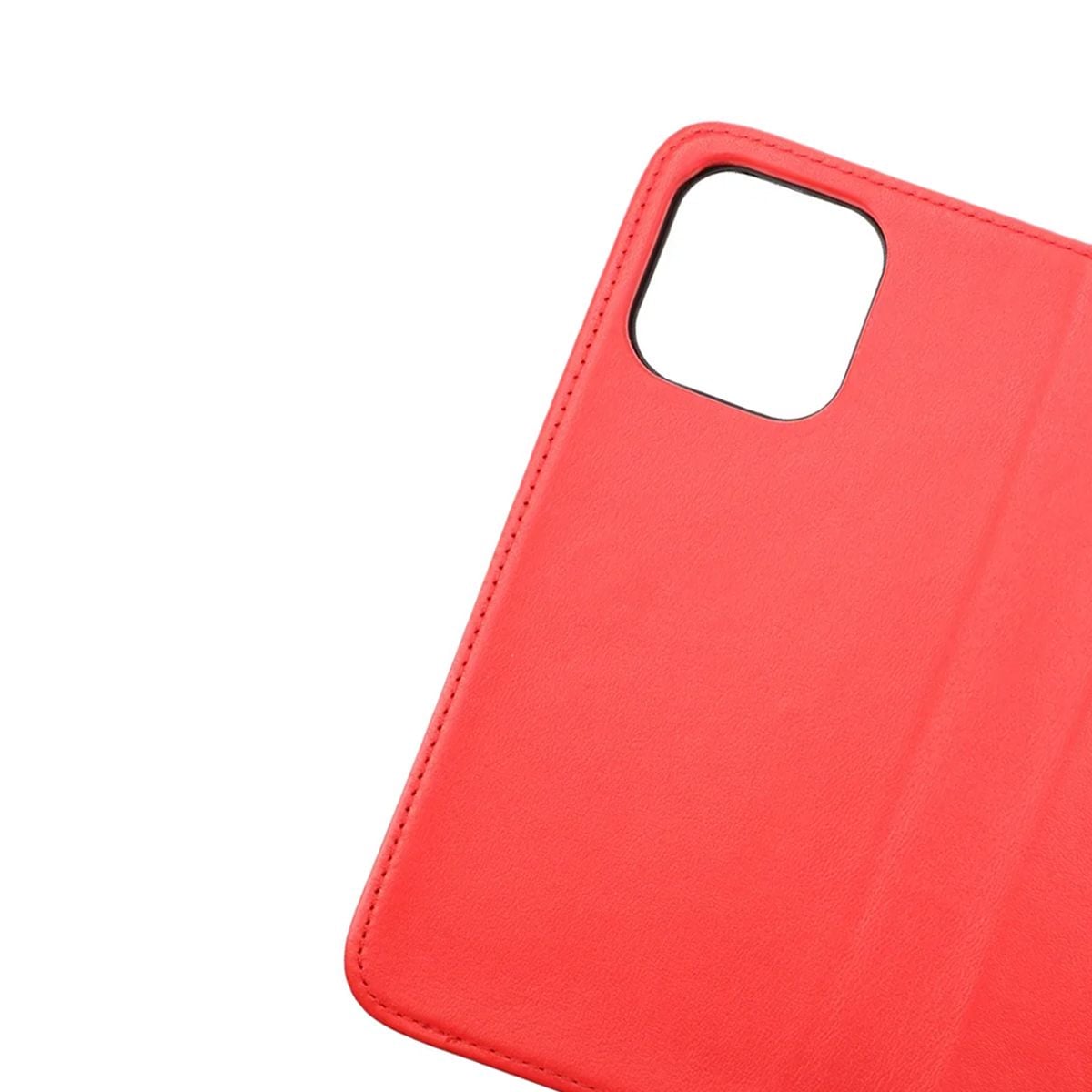 iPhone 14 Wallet Case Leather Rvelon Red