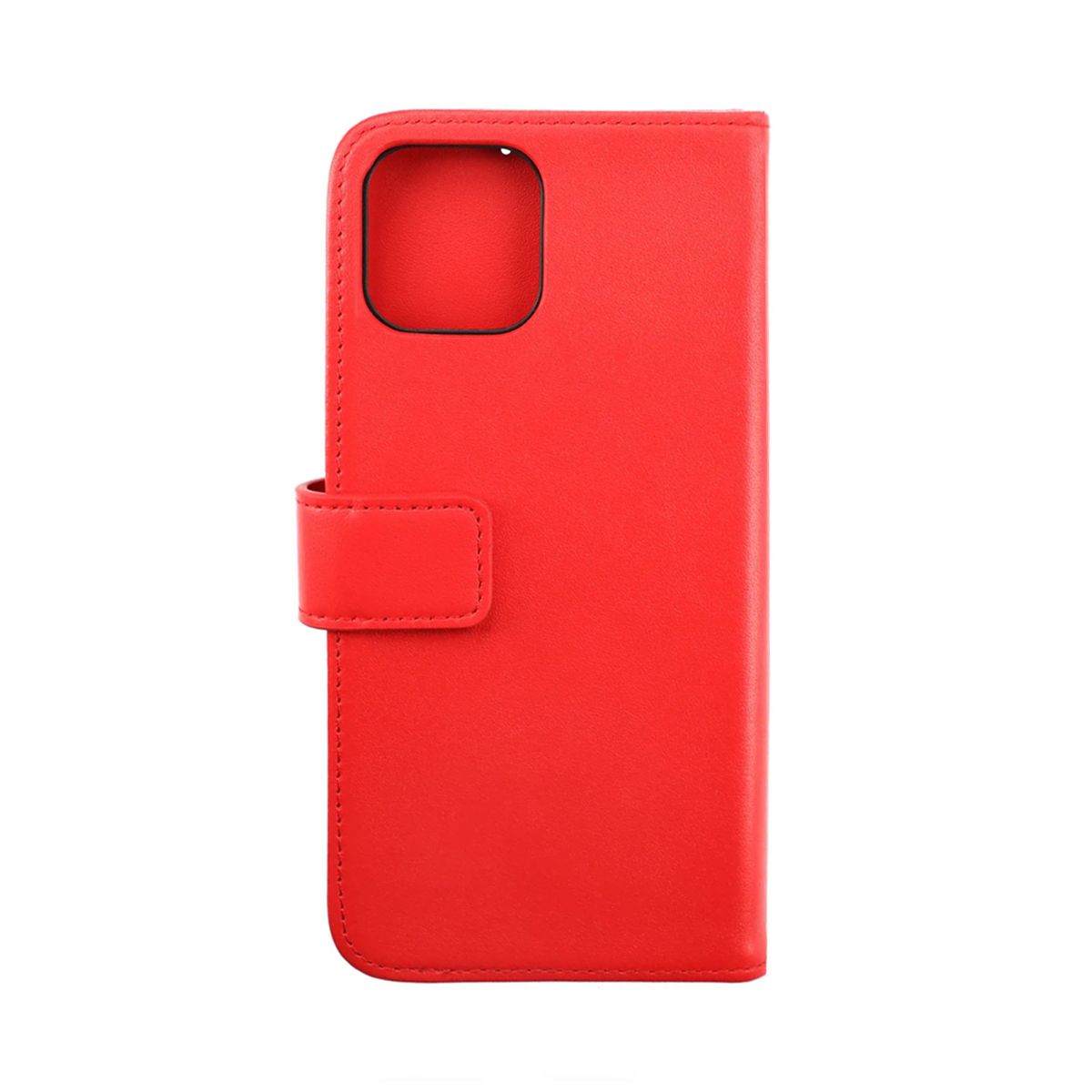 iPhone 14 Wallet Case Leather Rvelon Red