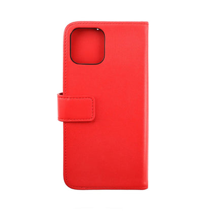 iPhone 14 Wallet Case Leather Rvelon Red