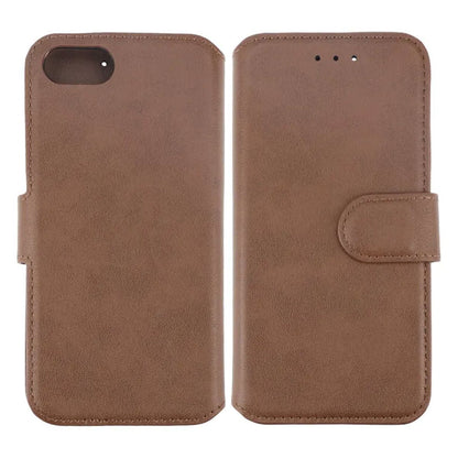 RV Leather Wallet Case - iPhone 7/8/SE 2020 - Brown