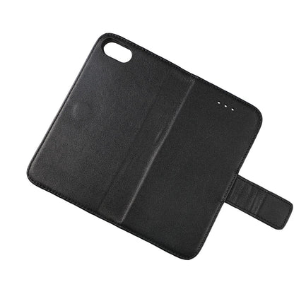 RV Leather Wallet Case-iPhone 7/8/SE 2020-Black