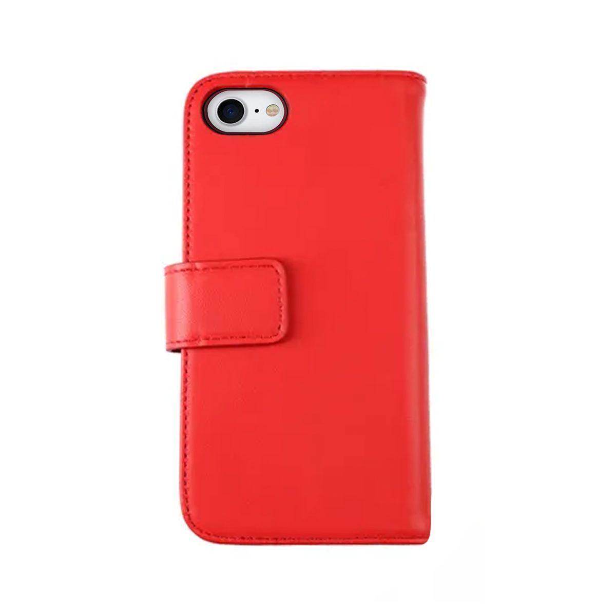 RV Genuine leather Wallet For iPhone 7/8/SE 2020 Red