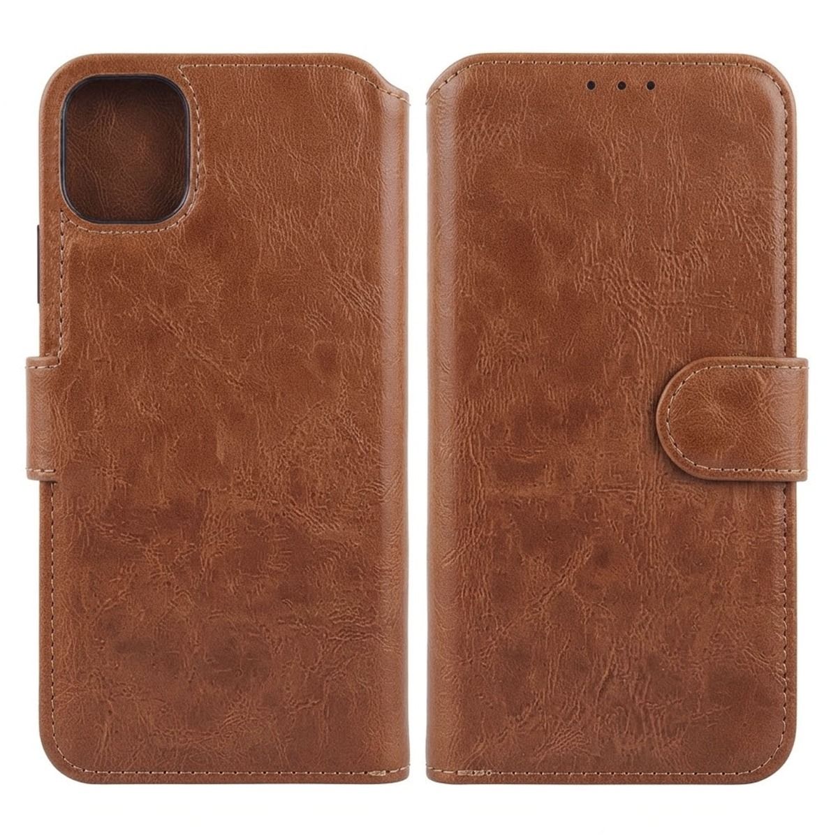 iPhone 11 Plånboksfodral Rvelon - Guldbrun