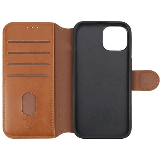 iPhone 11 Plånboksfodral Rvelon - Guldbrun