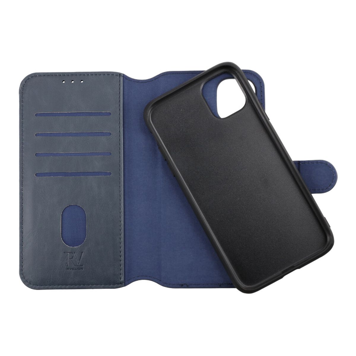 iPhone 11 Plånboksfodral Magnet Rvelon - Blå