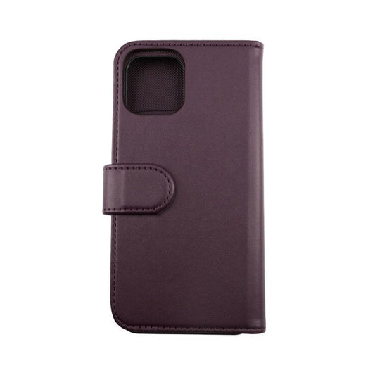 iPhone 12/12 Pro Plånboksfodral Magnet Rvelon - Mörklila