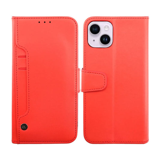 iPhone 14 Wallet Case Extra Card Rvelon - Red