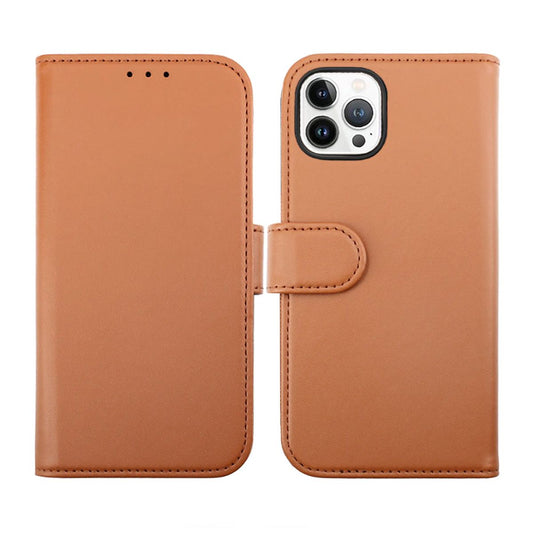 iPhone 14 Pro Wallet Case Magnet Rvelon - Brown
