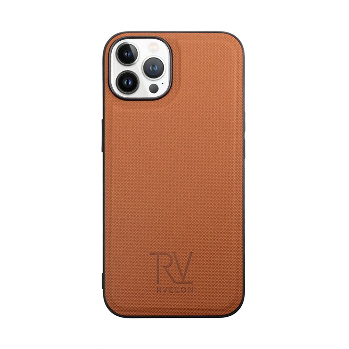 iPhone 14 Pro Wallet Case Magnet Rvelon - Brown