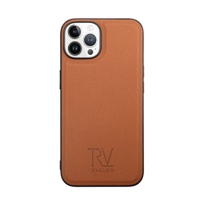 iPhone 14 Pro Wallet Case Magnet Rvelon - Brown