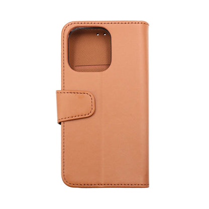 iPhone 14 Pro Plånboksfodral Extra Kortfack Rvelon - Brun
