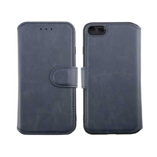 RV iPhone 7/8/SE 2020 Flip Stand TPU Leather Extra Card Wallet Case Abyss Blue