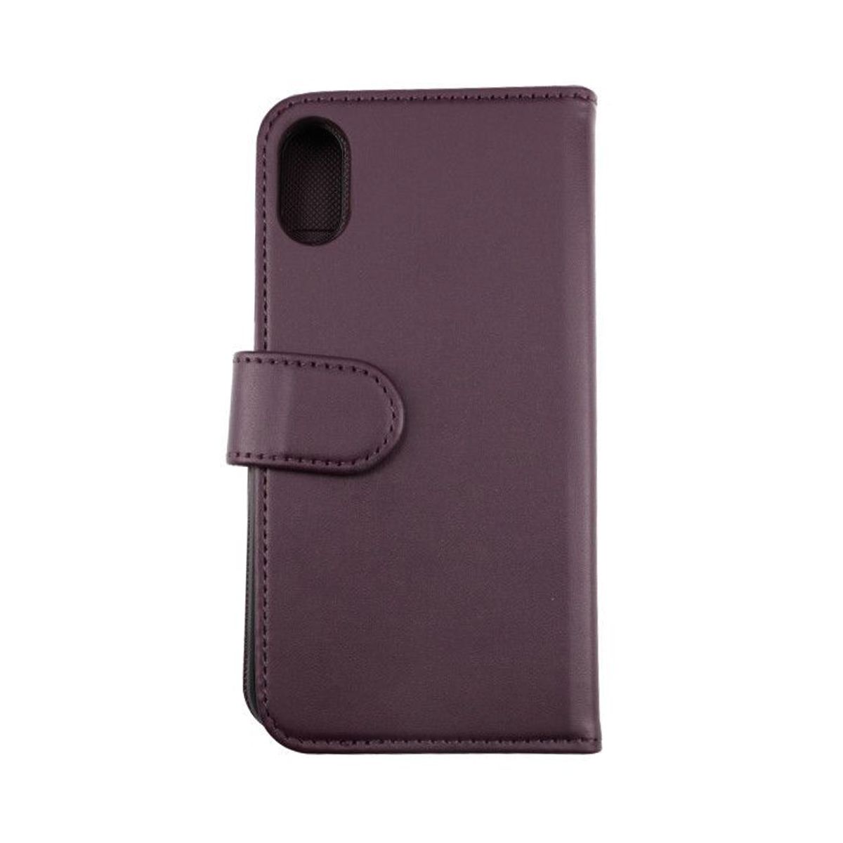 Rvelon Plånboksfodral Magnet för iPhone X och XS - Mörklila