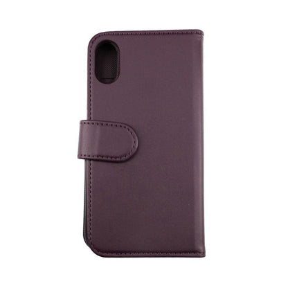 Rvelon Plånboksfodral Magnet för iPhone X och XS - Mörklila