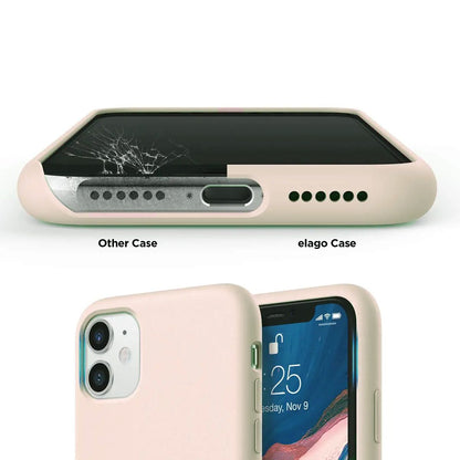 iPhone 11 Case - Silicone Rvelon Beige