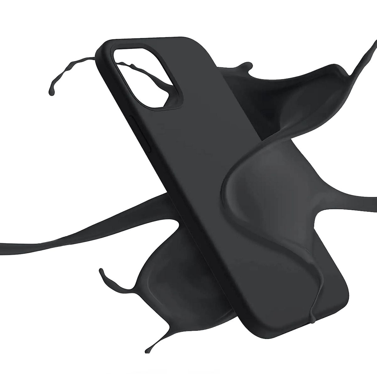 iPhone 12/12 Pro Case - Silicone Rvelon Black