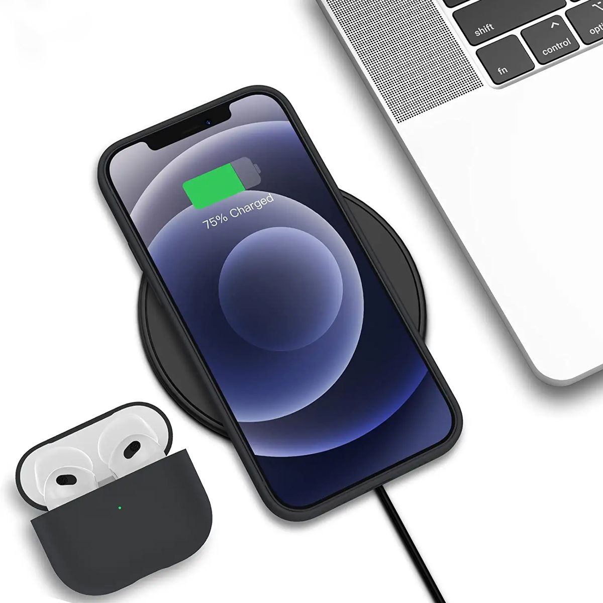iPhone 12/12 Pro Case - Silicone Rvelon Black
