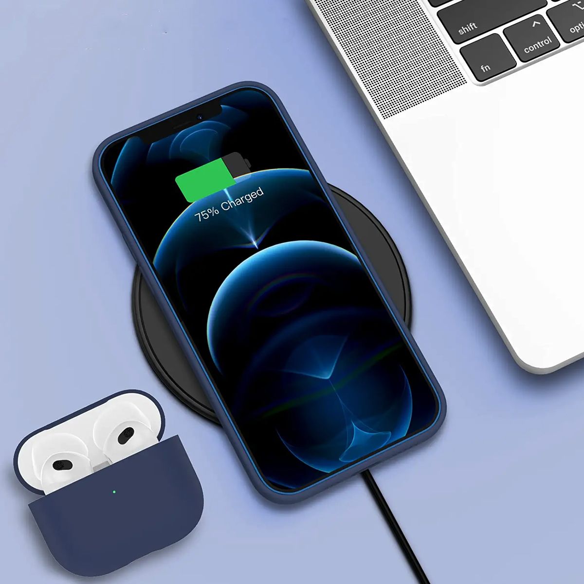 iPhone 13 Pro Silikonskal Rvelon - Blå