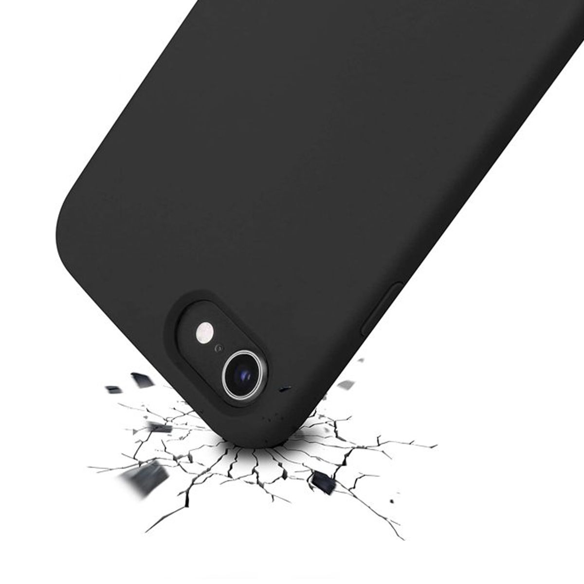 iPhone 7/8/SE2020 Case - Silicone Rvelon Black