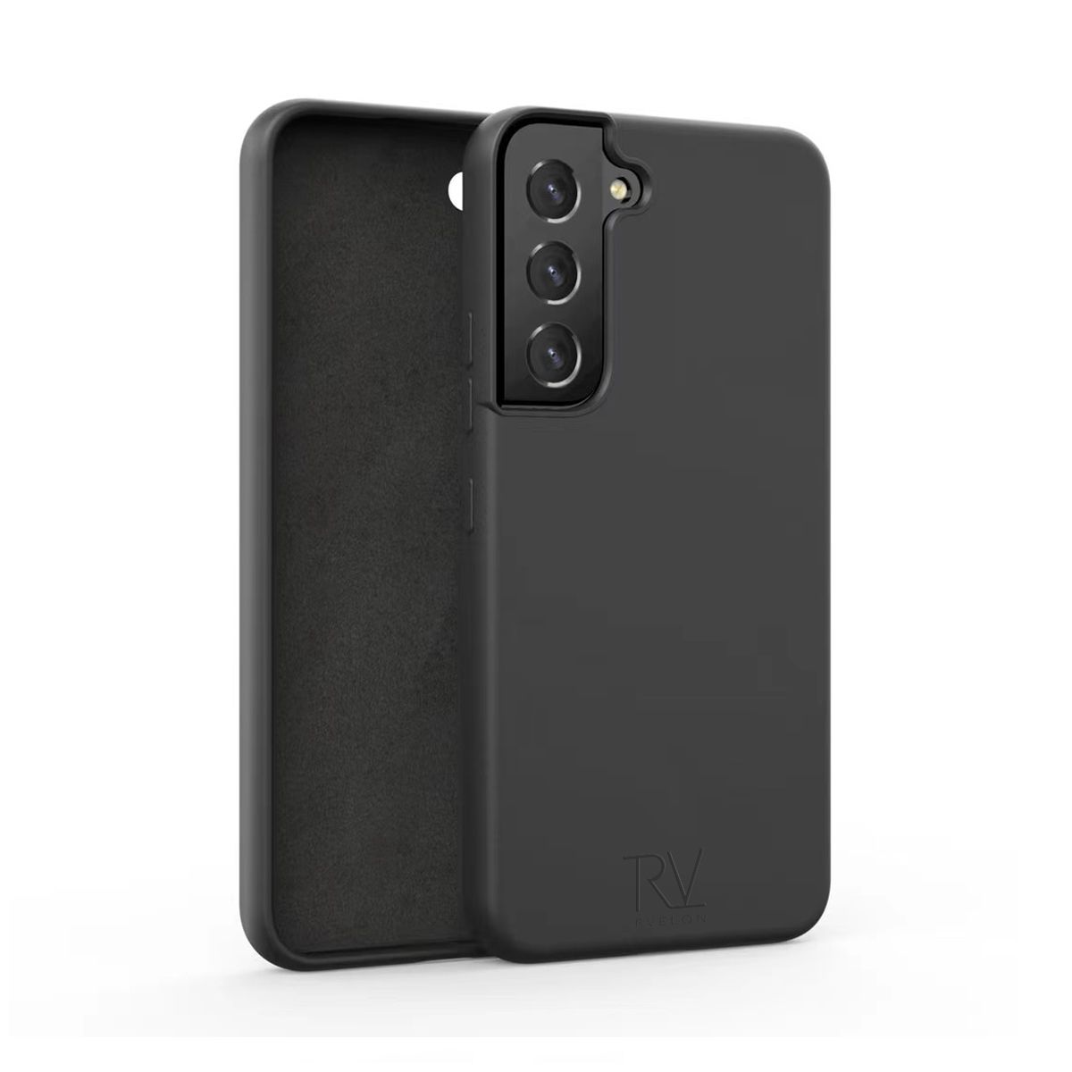 Samsung Galaxy S21 FE Case - Silicone Rvelon Black