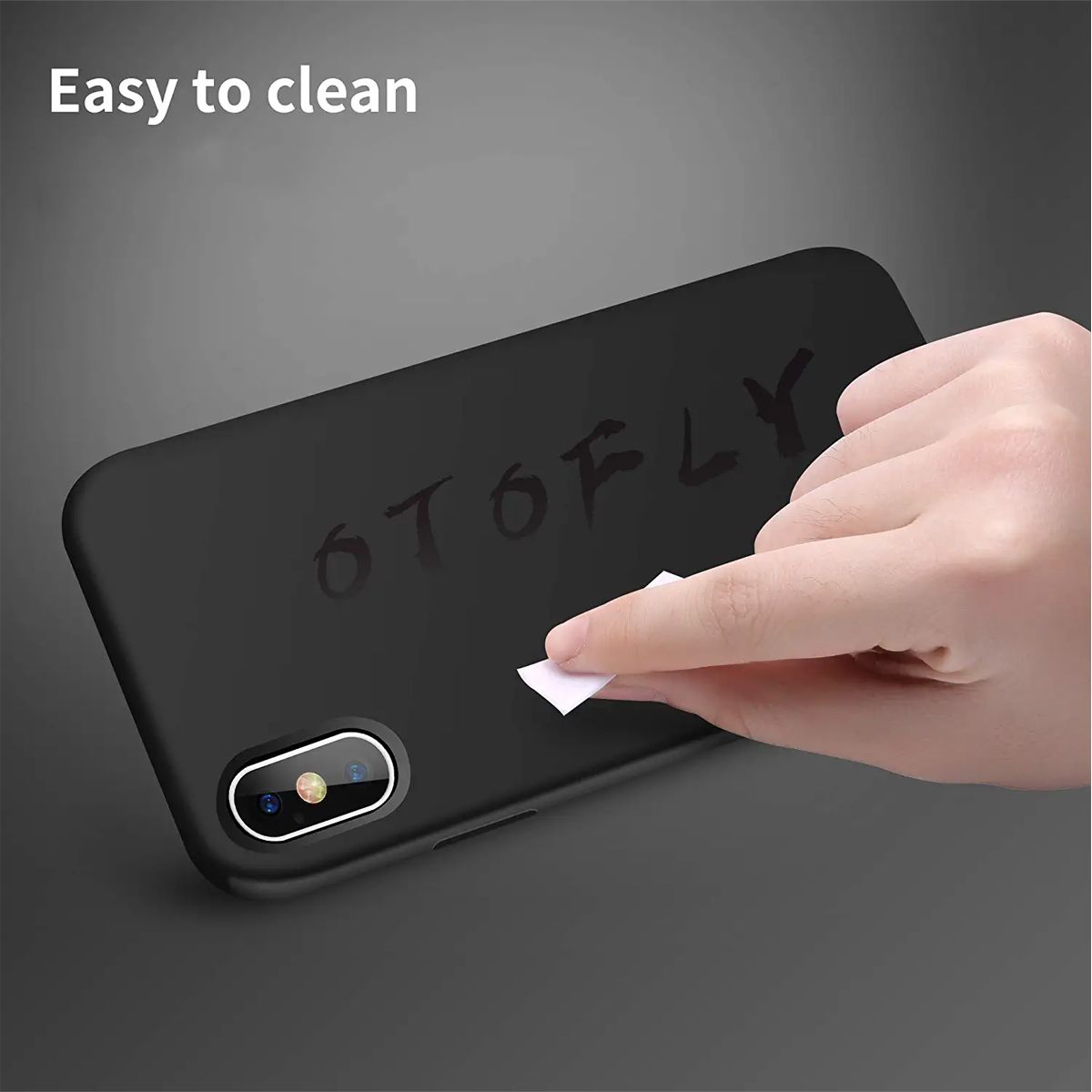 iPhone X/XS Case - Silicone Rvelon Black
