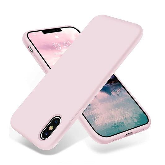 iPhone X/XS Silikonskal Rvelon - Sand Rosa