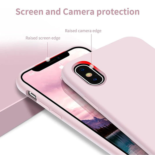 iPhone X/XS Silikonskal Rvelon - Sand Rosa