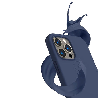 iPhone 14 Pro Silikonskal Rvelon MagSafe - Blå