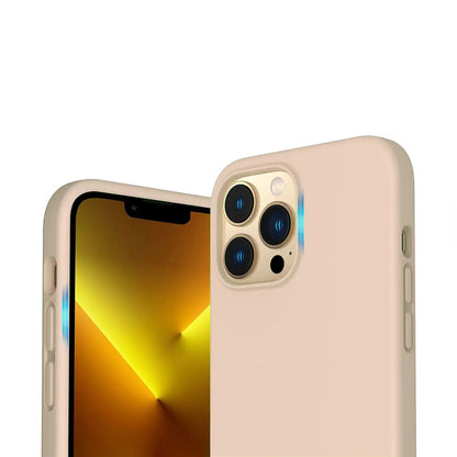 iPhone 14 Pro Max Silikonskal Rvelon MagSafe - Beige