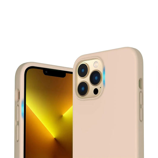 iPhone 14 Pro Max Silikonskal Rvelon MagSafe - Beige