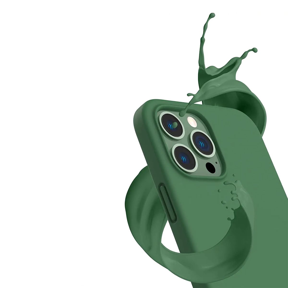 iPhone 14 Pro Max Silikonskal Rvelon MagSafe - Grön
