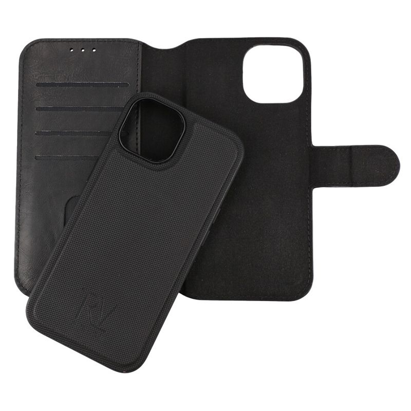RV Magnetic Wallet Case iPhone 15 Black