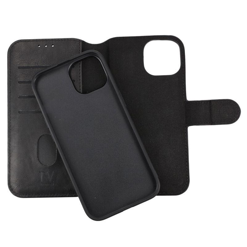RV Magnetic Wallet Case iPhone 15 Black