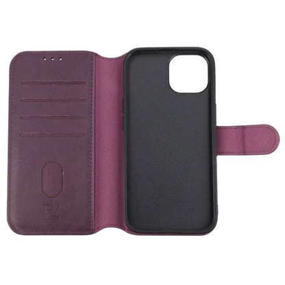 iPhone 15 Plånboksfodral Magnet Rvelon - Lila