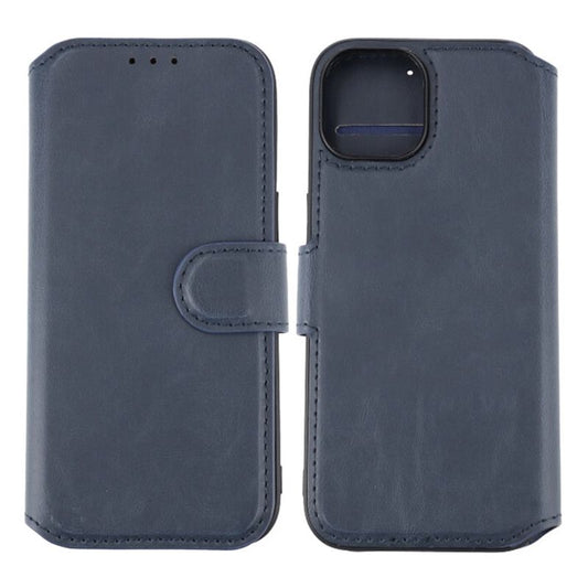 iPhone 15 Plus Plånboksfodral Magnet Rvelon - Blå
