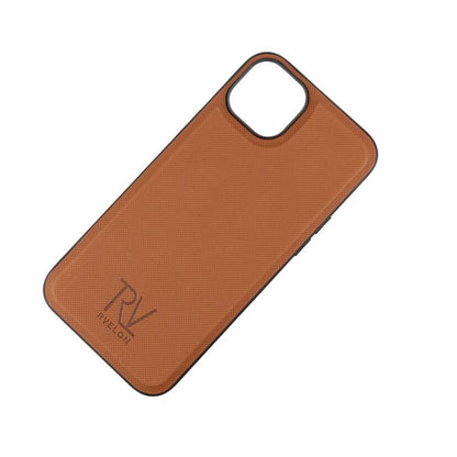 iPhone 15 Plus Plånboksfodral Magnet Rvelon - Brun