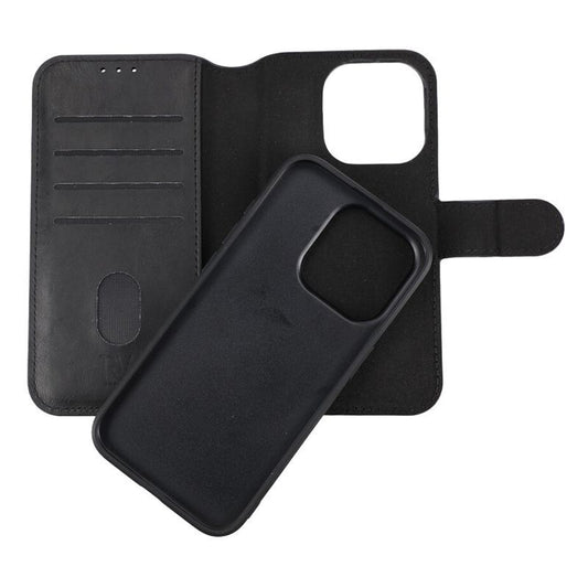 RV Magnetic Wallet Case iPhone 15 Pro Black
